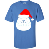 Funny Hamster Christmas t-shirt Santa Hat - Shirt