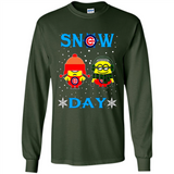 Snow Day Shirt For Chicago Cubs Vs Minion Fans pingpong