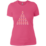Flamingo Christmas Tree Flamingo - Ladies' Boyfriend T-Shirt