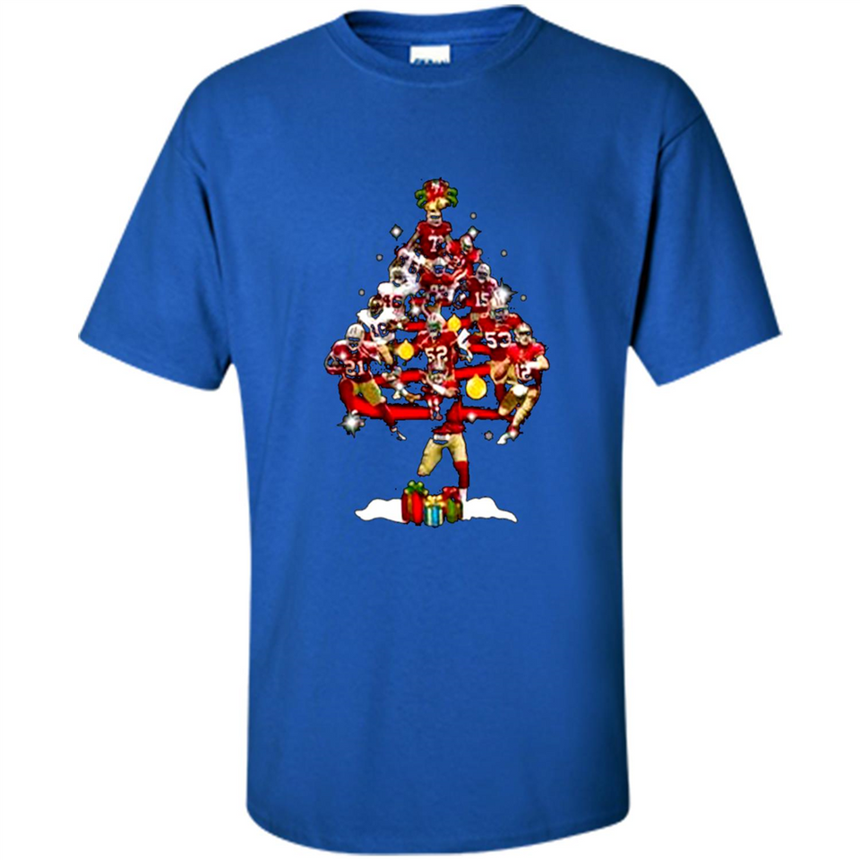 San Francisco 49ers Players Christmas Tree PINGPONG