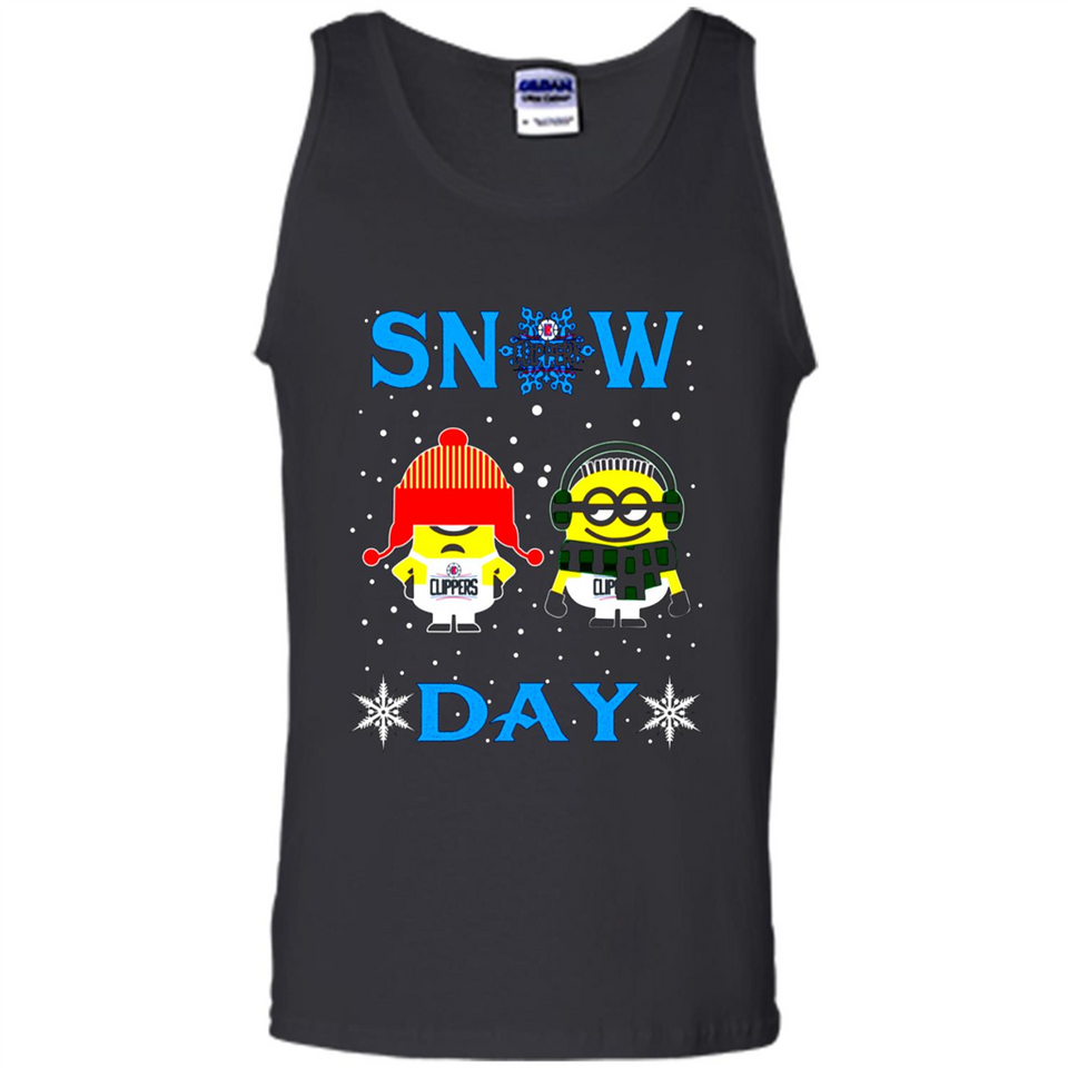 Snow Day Shirt For La Clippers Vs Minion Fans pingpong