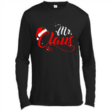 Mr. Claus Santa Claus Merry Xmas T-Shirt - Canvas Long Sleeve T-Shirt