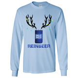 Dilly Dilly Reinbeer Funny Beer Reindeer Christmas Sporty - Long Sleeve T-Shirt