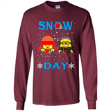 Snow Day Shirt For Cleveland Browns Vs Minion Fans pingpong