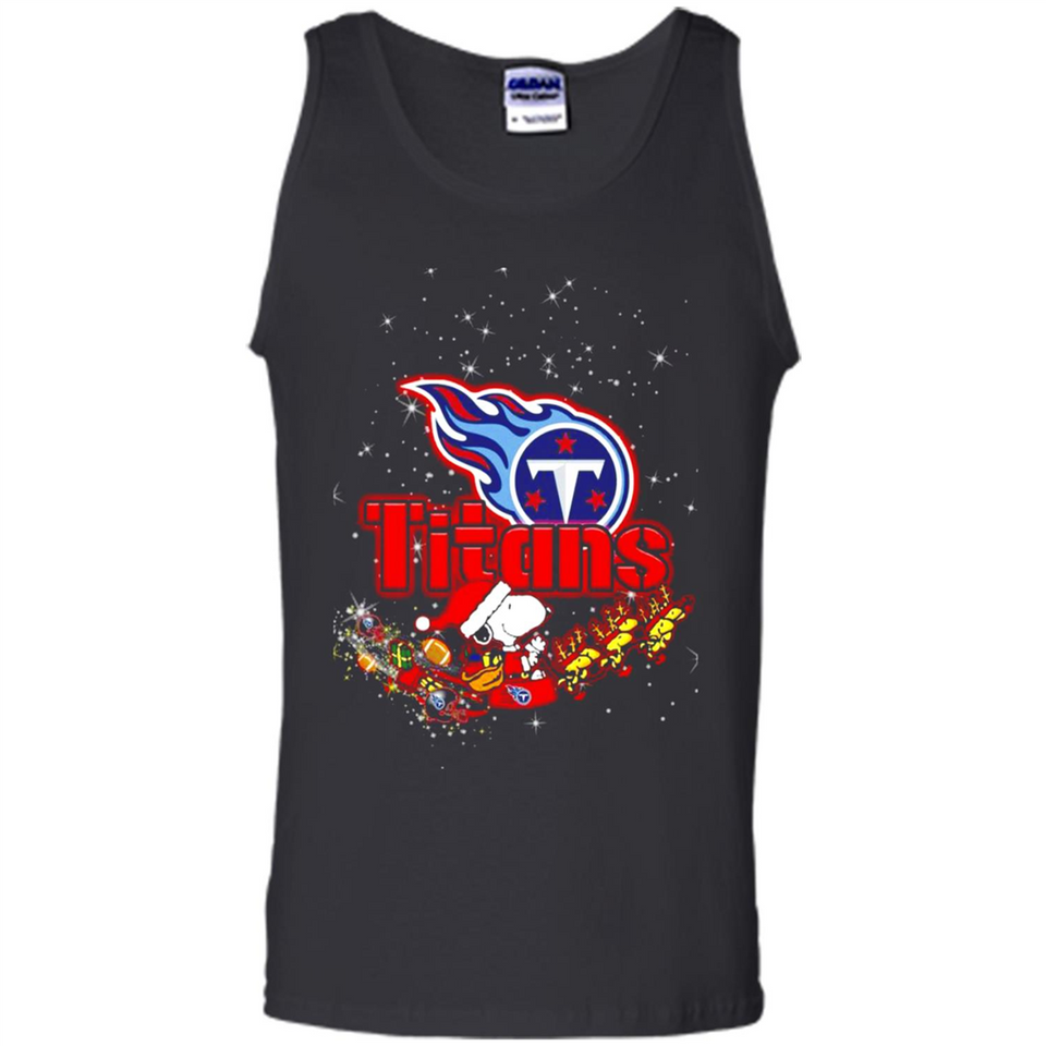 Snoopy Christmas Tennessee Titans - Tank Top