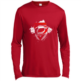 Carolina Hurricanes And Superman Fans - Canvas Long Sleeve T-Shirt