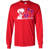 Snoopy loves NBA Cleveland Cavaliers - Long Sleeve T-Shirt
