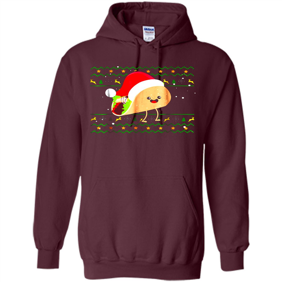 TACO Santa Hat Ugly Christmas shirt Ladies' Boyfriend