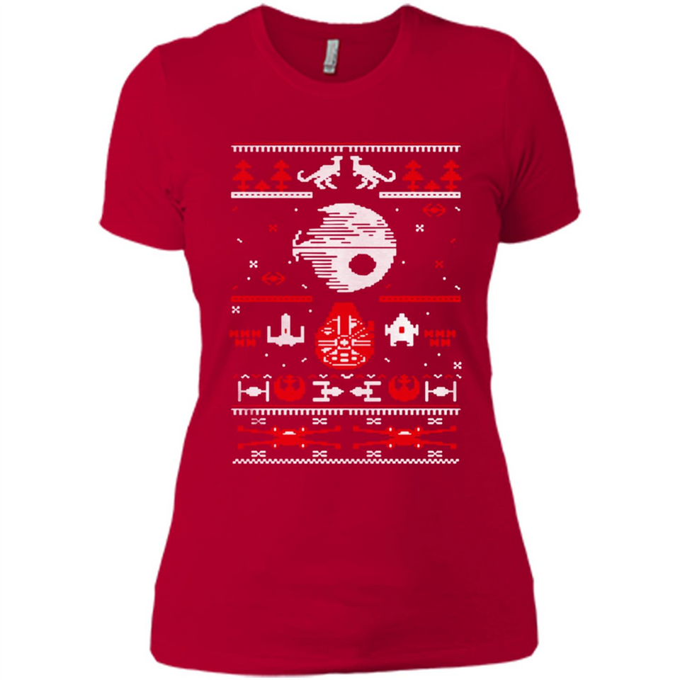 Star Wars Ugly Christmas Sweater - Ladies' Boyfriend T-Shirt
