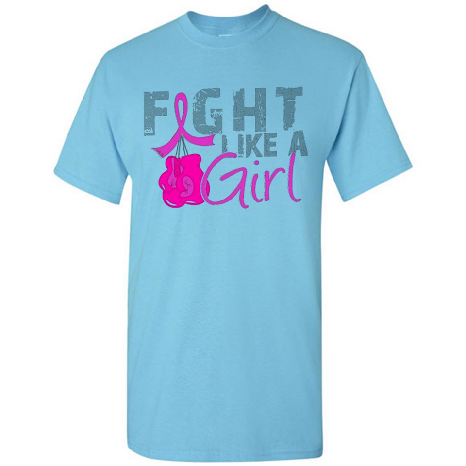 Fight Like A Girl Breast Cancer Awareness - Shirt