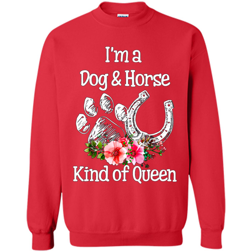 I'm A Dog & Horse Shirt Animal Lover Gift