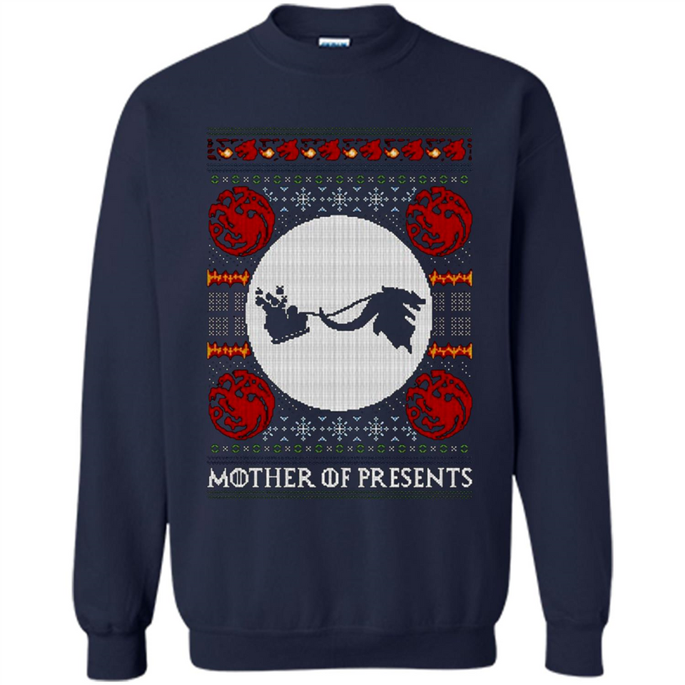 Mother Of Presents – Game of Thrones ugly christmas Sweatshirt PINGPONG