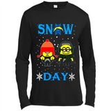 Snow Day Shirt For Los Angeles Chargers Vs Minion Fans pingpong