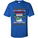Merry Christmas Shitter Full Christmas Tree Snowman PING PONG