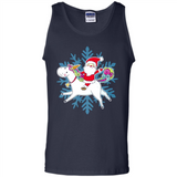 Unicorn And Santa Christmas 1 - Tank Top