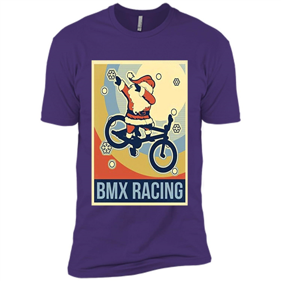 bmx racing dabbing Santa Christmas