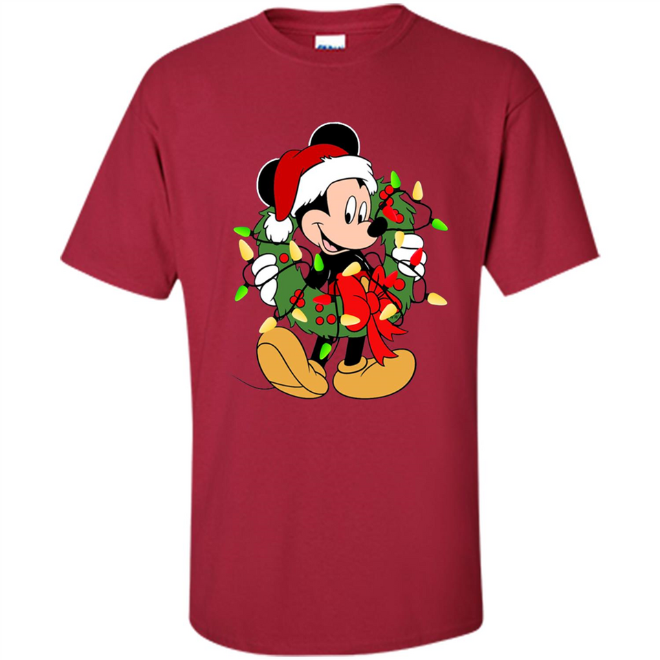 Disney Mickey Mouse Christmas Lights Sweatshirt - Shirt