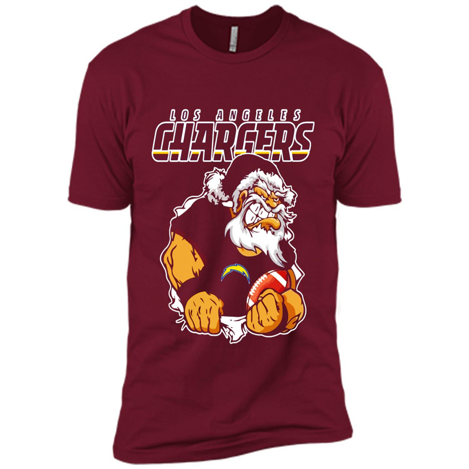 Grumpy Santa Claus Los Angeles Chargers Football Team PINGPONG