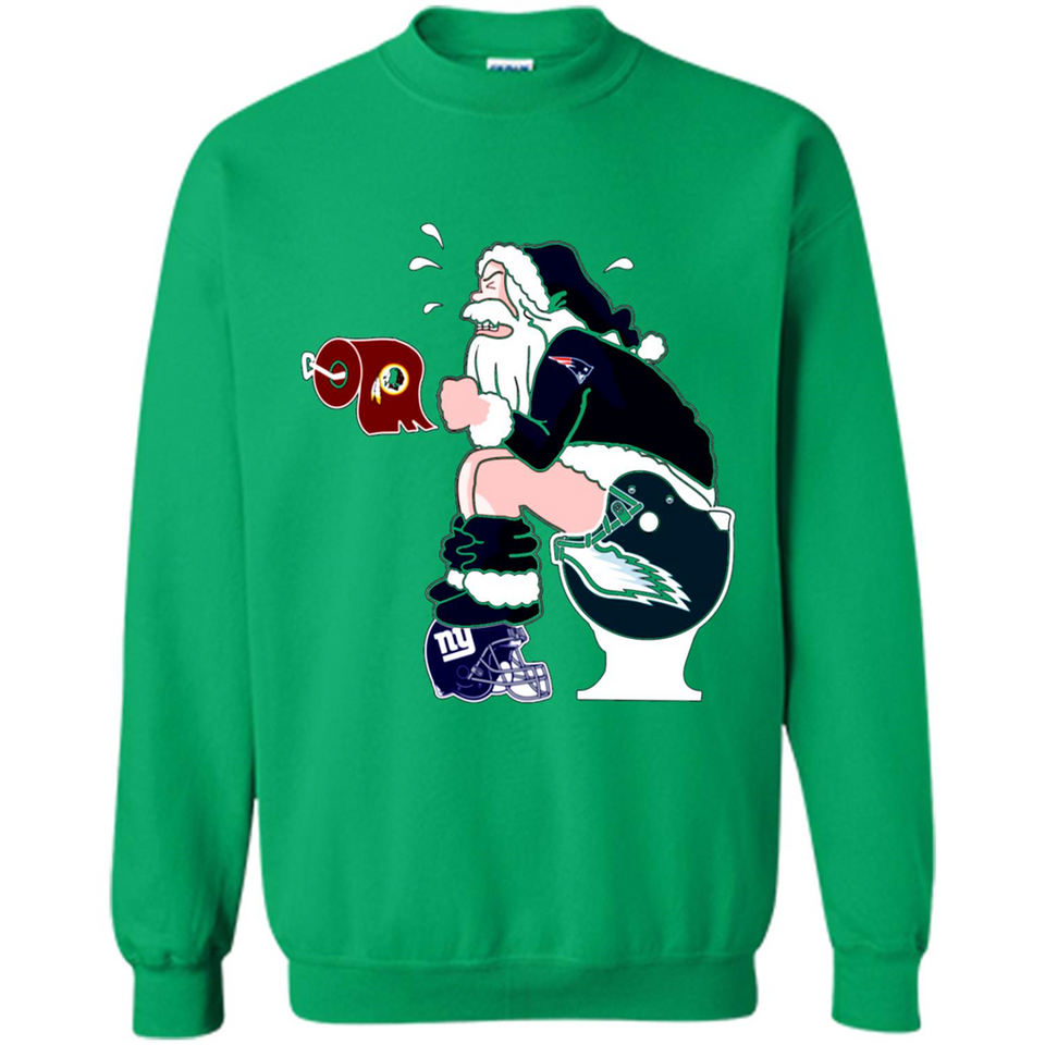 New England Patriots Toilet Santa Claus PINGPONG