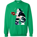 New England Patriots Toilet Santa Claus PINGPONG