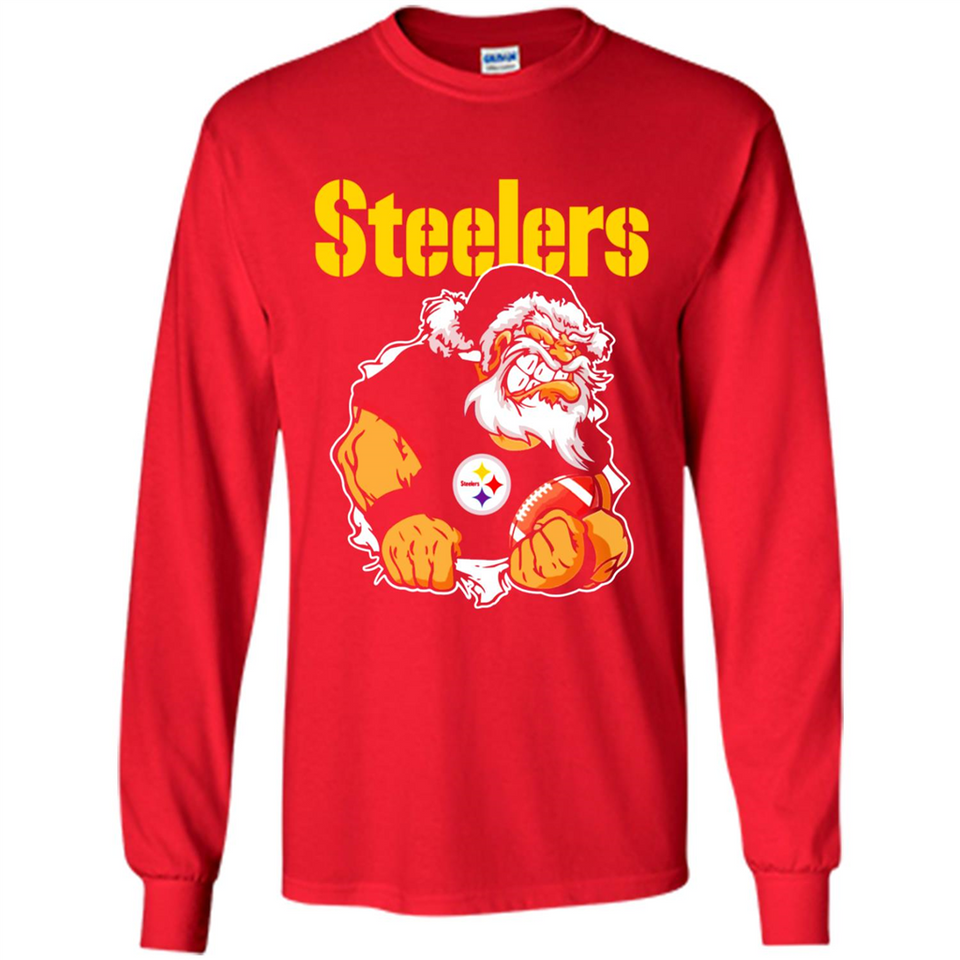 Grumpy Santa Claus Pittsburgh Steelers Football Team PINGPONG