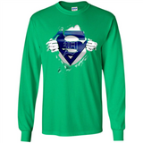 Detroit Tigers And Superman Fans - Long Sleeve T-Shirt