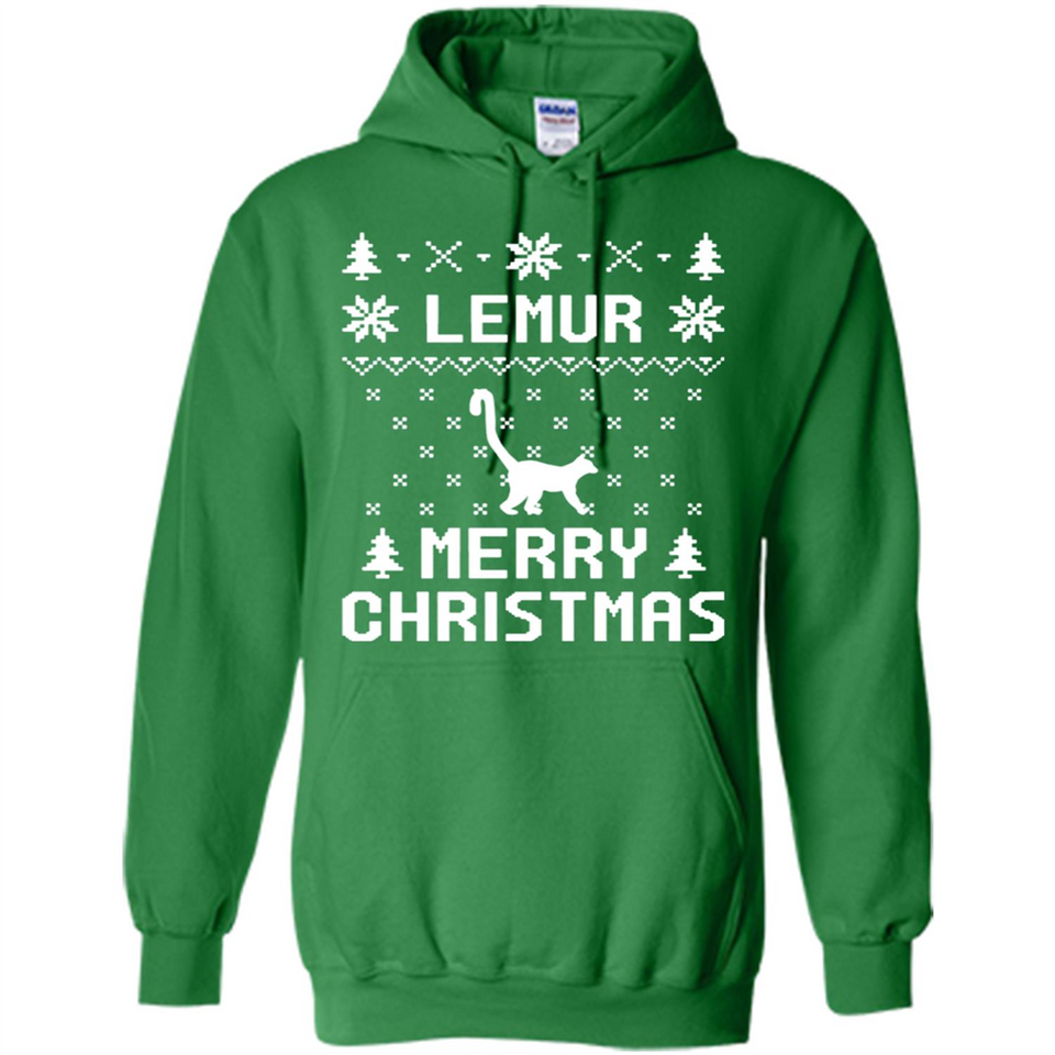Vintage Tee For Women Men Graphic Shirts Lemur Ugly Christmas Sweater - Hoodie