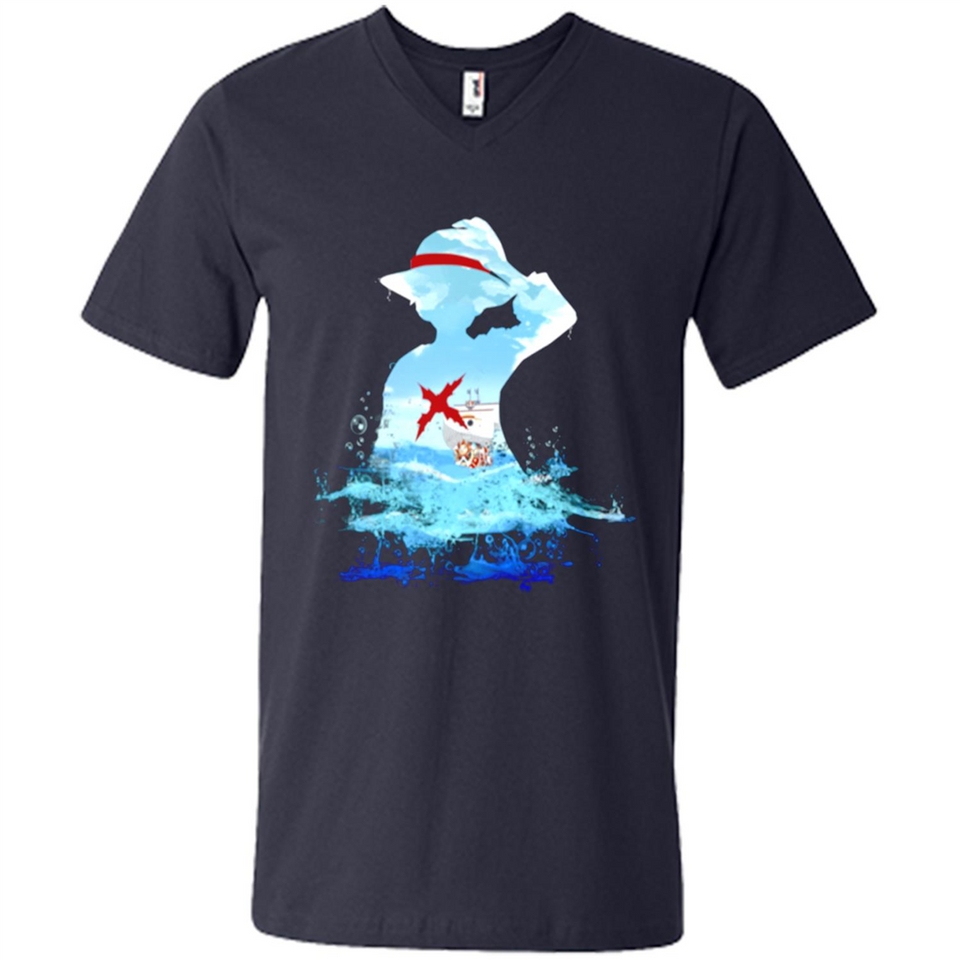 Luffy sea 2 - Men's V-Neck