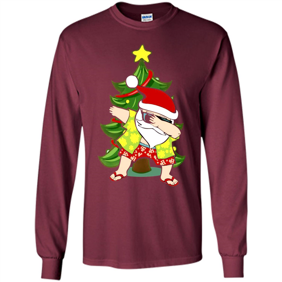 Dabbing Santa Christmas In July - Long Sleeve T-Shirt