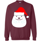 Funny Hamster Christmas t-shirt Santa Hat - Sweatshirt