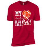 Chicago Bears Football My Heart is on that Field - Premium Short Sleeve T-Shirt