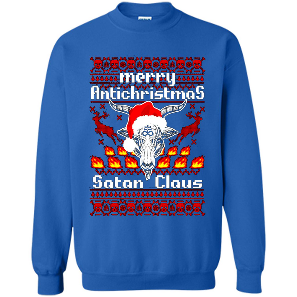 Merry Antichristmas Satan Claus Christmas sweater Sweater PINGPONG