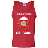 I Just Want To Drink Hot Chocolate & Watch Washington State Cougars Ugly Christmas Sweater PINGPONG