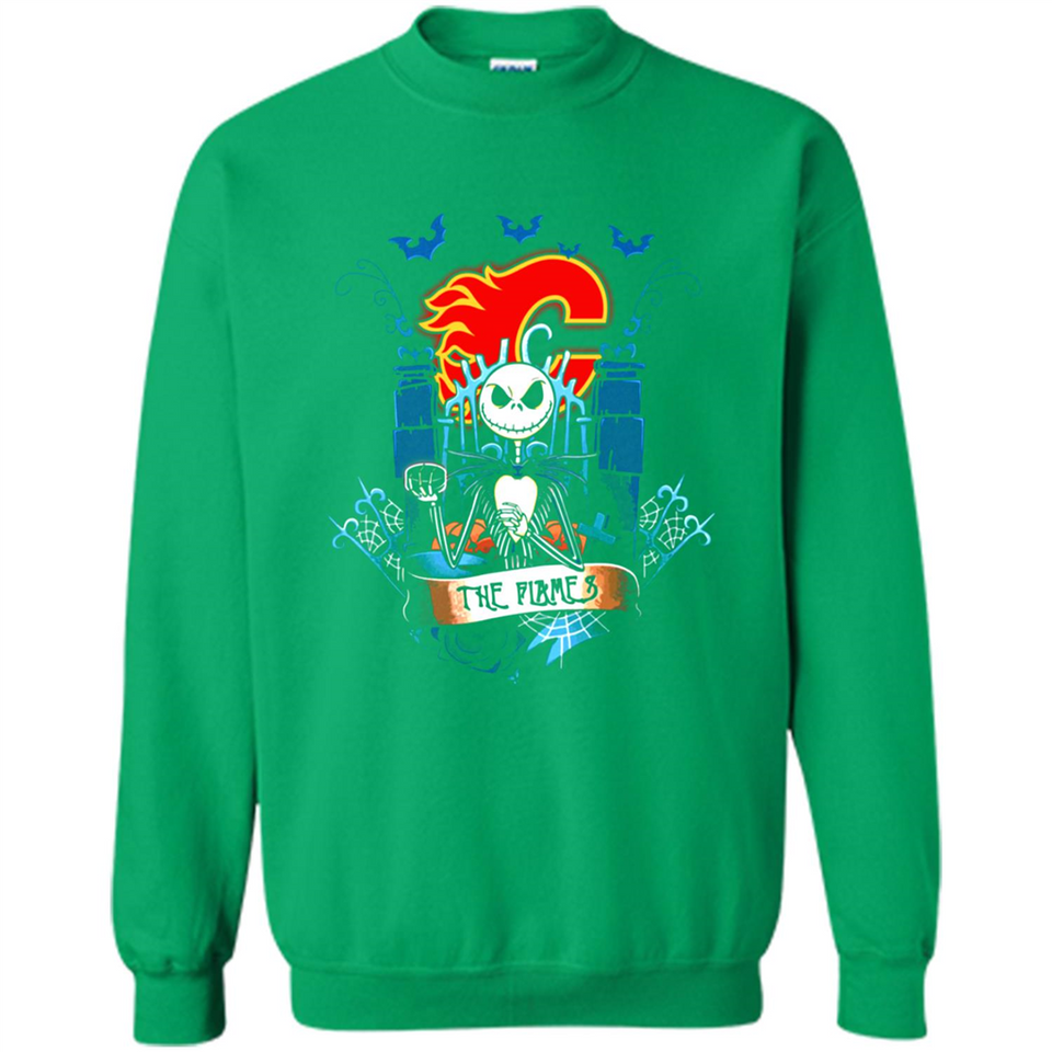 Calgary Flames Halloween The Nightmare Before Christmas - Sweatshirt