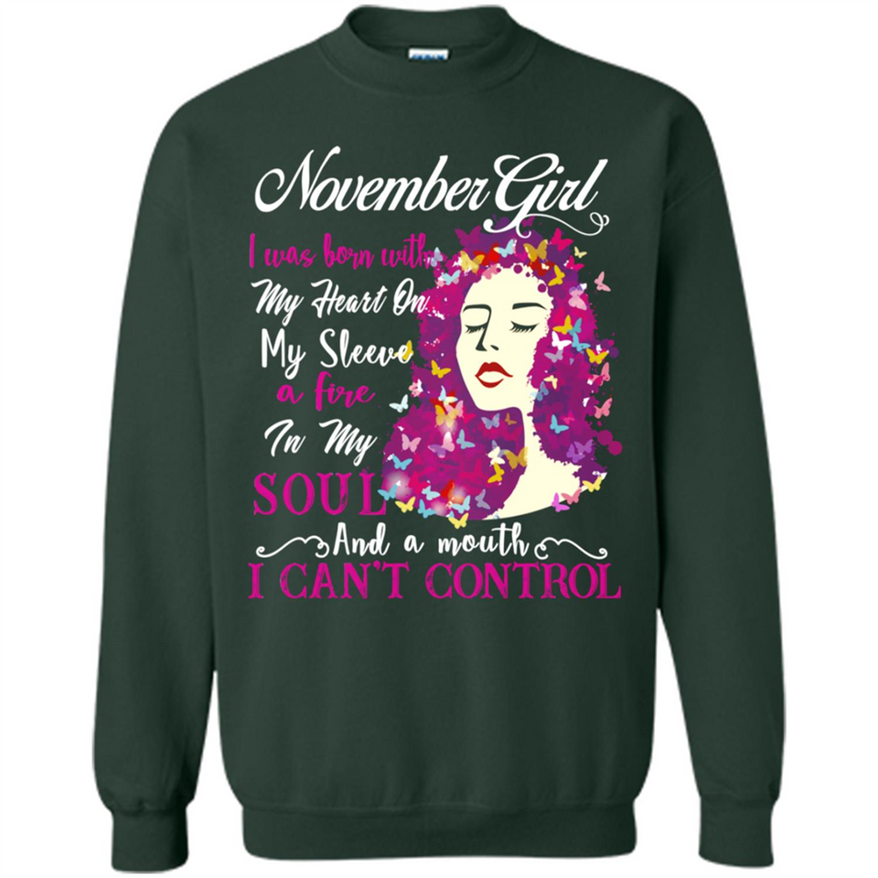 November Butterfly Girl - Sweatshirt