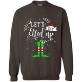 Let's Get Elfed Up Funny Drinking Wine Christmas Elf PINGPONG