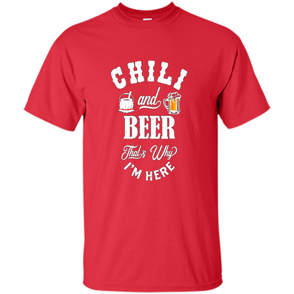 Chili Cookoff Funny T-shirt Chili And Beer - Shirt