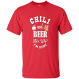 Chili Cookoff Funny T-shirt Chili And Beer - Shirt