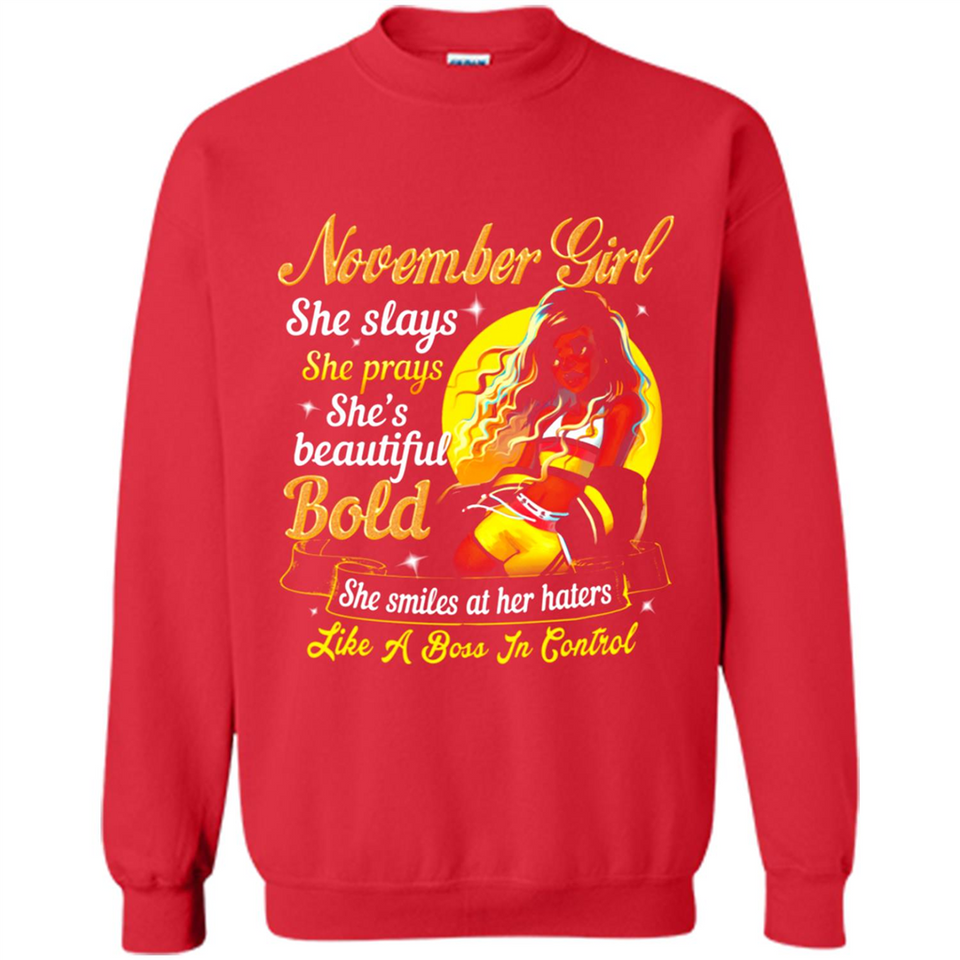November Girl She Slays She Prays She's Beautiful PINGPONG