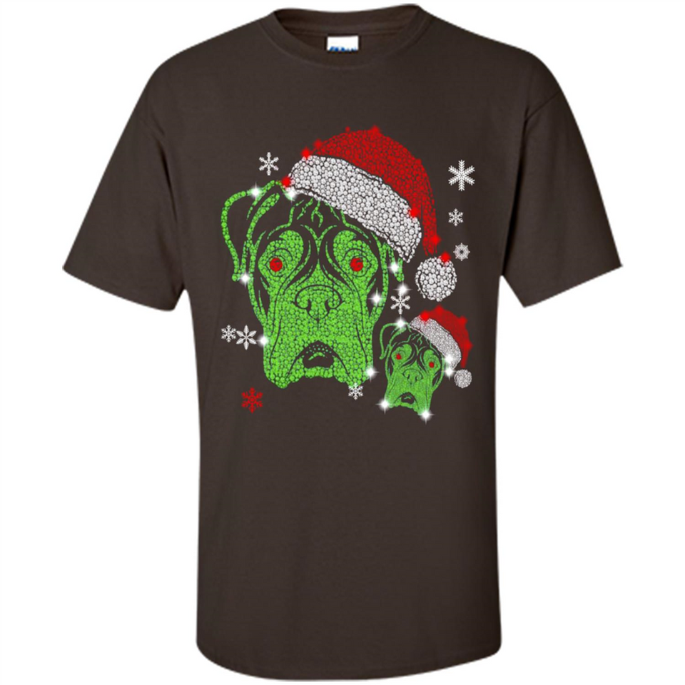 Boxer Dog diamond Christmas - Shirt