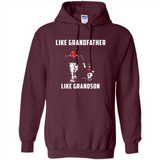 Boston Red Sox GrandFather Like GrandSon - Hoodie