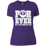 Georgia Bulldogs Forever For ever not just when we win - Ladies' Boyfriend T-Shirt