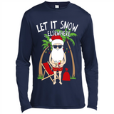 Let It Snow Elsewhere - Canvas Long Sleeve T-Shirt