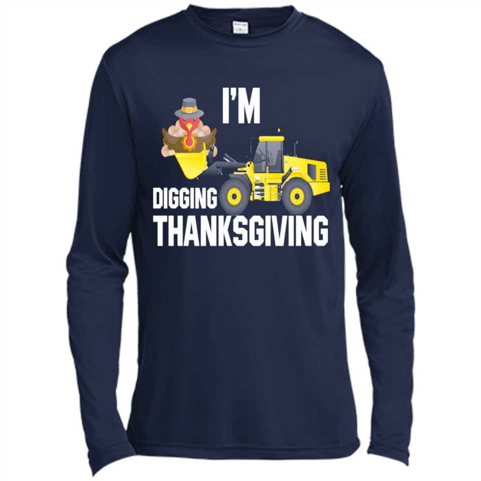 I'm Digging Thanksgiving Cute Turkey Tractor