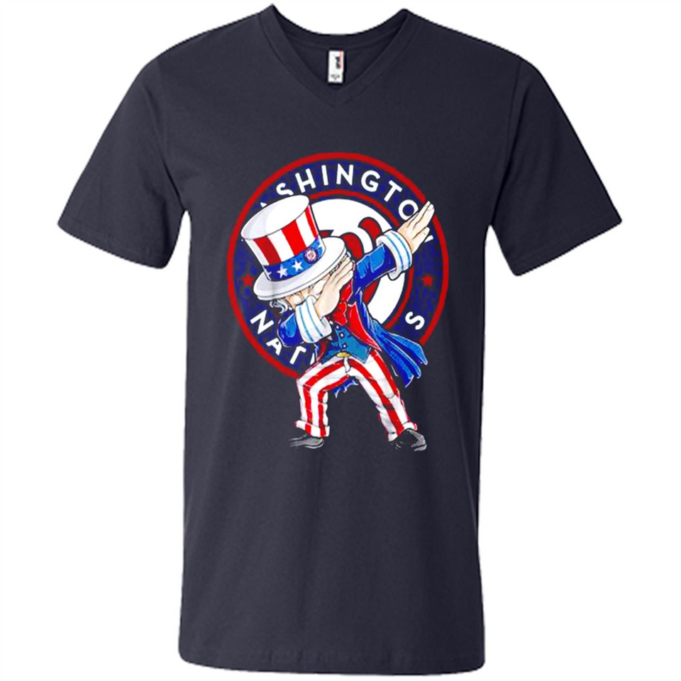 MLB WASHINGTON NATIONALS UNCLE SAM DABBING INDEPENDENCE DAY