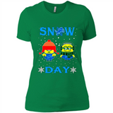 Snow Day Shirt For Detroit Lions Vs Minion Fans pingpong