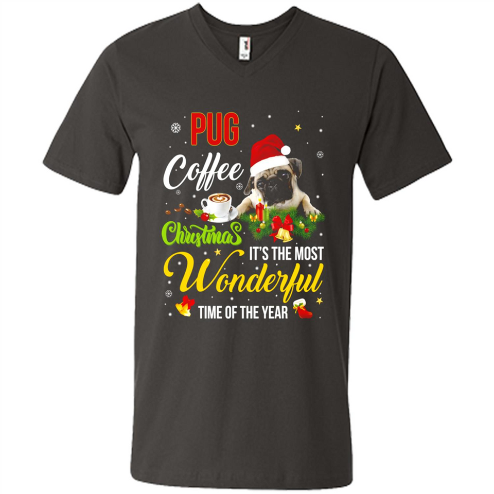 Pug Coffee Wonderful Christmas