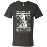 Olaf frozen ugly christmas sweater - Men's V-Neck