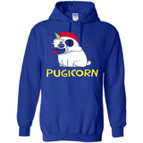 Pugicorn Pug Unicorn Funny Shirt PINGPONG - Hoodie