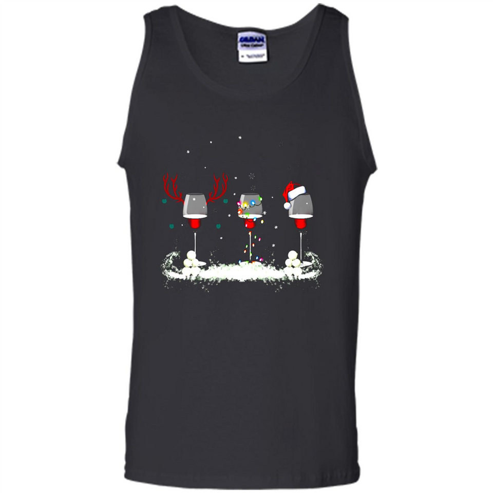 Christmas Red Wine - Merry Xmas T-Shirt - Tank Top